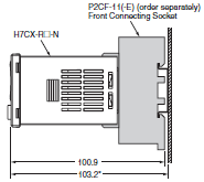 H7CX-R Dimensions 6 