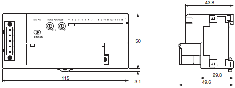 DRT2-[]D08(-1) / []D16(-1) Dimensions 2 DRT2-ID16(-1)_Dim