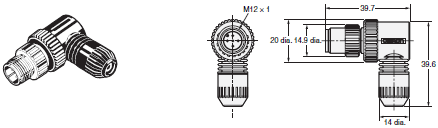 E3ZS, E3FS Dimensions 24 