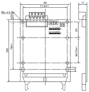 DRT2-[]D32B(-1) / []D32BV(-1) Dimensions 1 