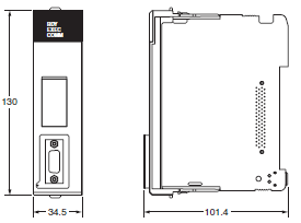 CS1W-LCB01 / LCB05 Dimensions 1 