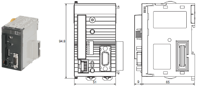 CJ1W-SPU01-V2 Dimensions 2 CJ1W-SPU01-V2_Dim