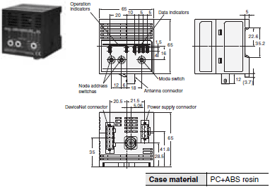 V680 Series Dimensions 36 