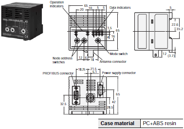 V680 Series Dimensions 37 