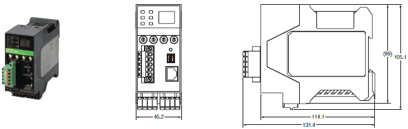 NE1A-EDR01 Dimensions 2 NE1A-EDR01_Dim