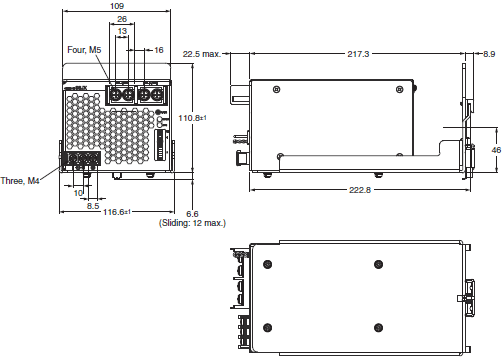 S8JX-P Dimensions 8 