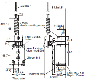 WL-N / WLG Dimensions 61 