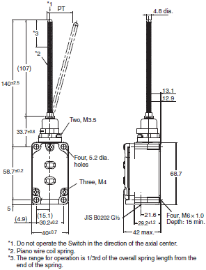 WL-N / WLG Dimensions 66 