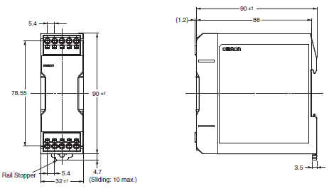 S8VK-S Dimensions 1 