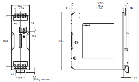 S8VK-S Dimensions 3 