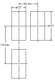 E5ED / E5ED-B Dimensions 6 