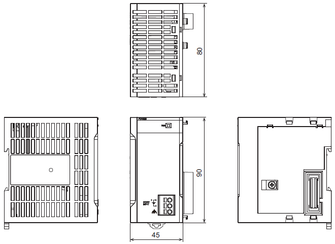 CK3W-PD048 Dimensions 1 