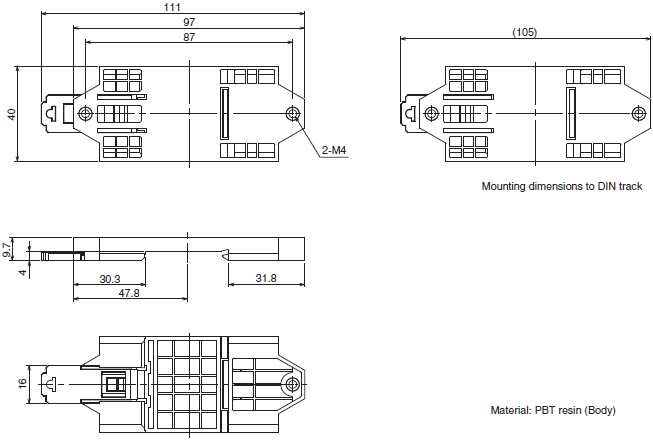 F3SG-SR / PG Series Dimensions 30 