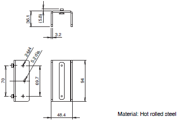 F3SG-SR / PG Series Dimensions 74 