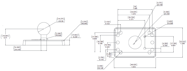 MicroHAWK F430-F / F420-F / F330-F / F320-F Dimensions 6 