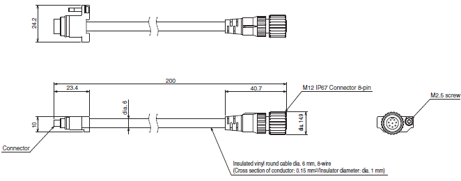 F3SG-RA-01TS / 02TS Dimensions 25 