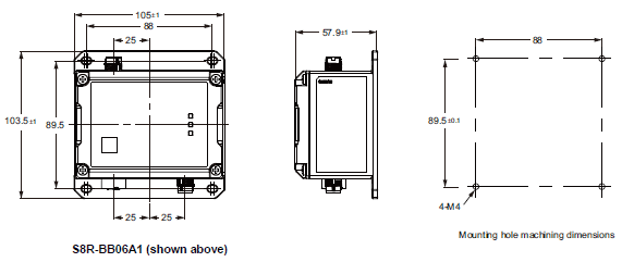 S8NR-S / S8R-BB Dimensions 10 