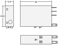 K7L-AT50[] / AT50D[][] Dimensions 1 