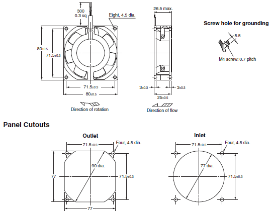 R87F / R87T Dimensions 6 