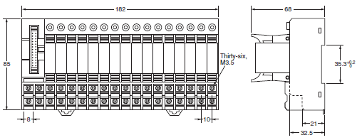 G7TC Dimensions 2 