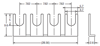 G6D-F4PU / G3DZ-F4PU, G6D-F4B / G3DZ-F4B Dimensions 6 