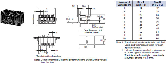 A7CN / A7CN-L Dimensions 3 