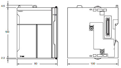 NX701-[][][][] Dimensions 4 