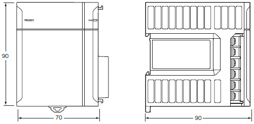 NJ101-[][][][] Dimensions 2 