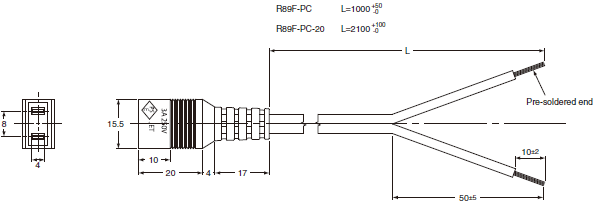 R89F-M Dimensions 4 